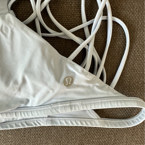 Baby Blue Lululemon Free to Be Sports Bra - Picture 3 of 4
